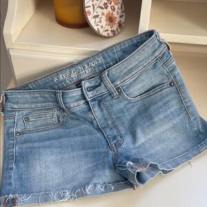 American Eagle Outfitters Light Blue Jean Shorts